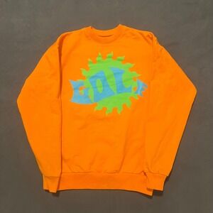 GOLF Wang Tyler the Creator Crewneck Sweatshirt Orange Men's Medium Pullover